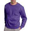 imageChampion Mens Fleece Midweight Crewneck Sweatshirt Reg Or Big ampamp TallPurple  C Logo