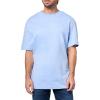 imageChampion Mens Heritage Short Sleeve Tee Mens TShirts Vintage Shirts Mens Tee Shirts GraphicsPewter Blue  Tonal Script Logo