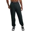 imageChampion Mens Joggers Fleece Joggers Comfortable Sweatpants for Men Reg Or Big ampamp TallBlack  C Logo