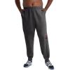 imageChampion Mens Joggers Fleece Joggers Comfortable Sweatpants for Men Reg Or Big ampamp TallGranite Heather  Classic Script Logo