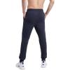 imageChampion Mens Joggers Fleece Joggers Comfortable Sweatpants for Men Reg Or Big ampamp TallNavy  C Patch Logo