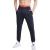 imageChampion Mens Joggers Fleece Joggers Comfortable Sweatpants for Men Reg Or Big ampamp TallNavy  C Patch Logo