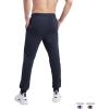 imageChampion Mens Joggers Fleece Joggers Comfortable Sweatpants for Men Reg Or Big ampamp TallNavy  C Patch Logo