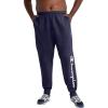 imageChampion Mens Joggers Fleece Joggers Comfortable Sweatpants for Men Reg Or Big ampamp TallNavy  Classic Script Logo