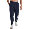 imageChampion Mens Joggers Fleece Joggers Comfortable Sweatpants for Men Reg Or Big ampamp TallNavy  Classic Script Logo