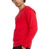 imageChampion Mens Long Sleeve Tshirt Classic Tshirt for Men Reg Or Big ampamp TallScarlet  Classic Script Logo