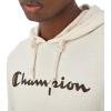 imageChampion Mens Long Sleeve Tshirt Hoodie Retired ColorsNatural Script