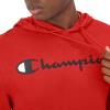 imageChampion Mens Long Sleeve Tshirt Hoodie Retired ColorsScarlet  Classic Script Logo