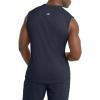 imageChampion Mens Muscle Tank Classic Graphic Muscle Tee Sleeveless Tshirt for Men Reg Or Big ampamp TallNavy  Classic Script Logo