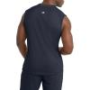 imageChampion Mens Muscle Tank Classic Graphic Muscle Tee Sleeveless Tshirt for Men Reg Or Big ampamp TallNavy  Classic Script Logo