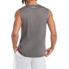imageChampion Mens Sleeveless Tshirt Sport Tank Muscle Tshirt for Men Reg Or Big ampamp TallStone Gray