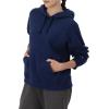 imageChampion Womens Pullover Fleece Hoodie Loose Fit Midweight Script LogoAthletic Navy