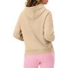 imageChampion Womens Pullover Fleece Hoodie Loose Fit Midweight Script LogoChampagne Frost  Embroidered Script Logo