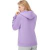 imageChampion Womens Pullover Fleece Hoodie Loose Fit Midweight Script LogoLavish Lavender C Logo