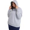 imageChampion Womens Pullover Fleece Hoodie Loose Fit Midweight Script LogoOxford Gray  Classic Script Logo