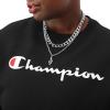 imageChampion Womens Sweatshirt Fleece Crewneck Sweatshirt Warm Sweatshirt for Women Plus Size AvailableBlack  Classic Script Logo