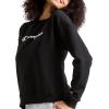 imageChampion Womens Sweatshirt Fleece Crewneck Sweatshirt Warm Sweatshirt for Women Plus Size AvailableBlack  Classic Script Logo