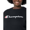 imageChampion Womens Sweatshirt Fleece Crewneck Sweatshirt Warm Sweatshirt for Women Plus Size AvailableBlack Script Retired