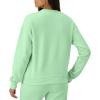 imageChampion Womens Sweatshirt Fleece Crewneck Sweatshirt Warm Sweatshirt for Women Plus Size AvailableHappy Spring Green Script