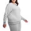 imageChampion Womens Sweatshirt Fleece Crewneck Sweatshirt Warm Sweatshirt for Women Plus Size AvailableOxford Gray  Classic Script Logo