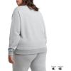 imageChampion Womens Sweatshirt Fleece Crewneck Sweatshirt Warm Sweatshirt for Women Plus Size AvailableOxford Gray  Classic Script Logo