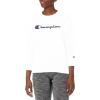 imageChampion Womens Sweatshirt Fleece Crewneck Sweatshirt Warm Sweatshirt for Women Plus Size AvailableWhite Script