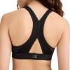 imageChampion Womens Vneck Racerback Moisturewicking Moderate Support Sports BraBlack