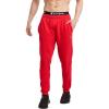 imageChampion Mens Joggers Fleece Joggers Comfortable Sweatpants for Men Reg Or Big ampamp TallScarlet  C Patch Logo
