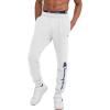 imageChampion Mens Joggers Fleece Joggers Comfortable Sweatpants for Men Reg Or Big ampamp TallWhite Script