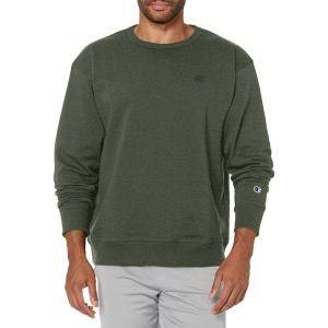imageChampion Mens Fleece Midweight Crewneck Sweatshirt Reg Or Big ampamp TallForest Grove Heather C Logo