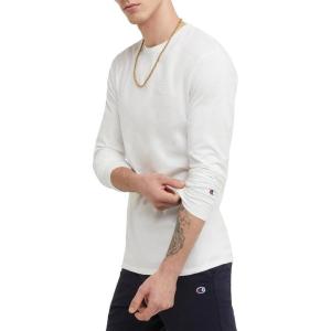 imageChampion Mens Long Sleeve Tshirt Classic Tshirt for Men Reg Or Big ampamp TallWhite