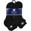 imageChampion Mens Ankle Socks  6Pack MoistureWicking Athletic Socks with Cushioning ampamp Arch Support Size 612Black  6 Pack