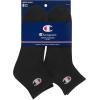 imageChampion Mens Ankle Socks  6Pack MoistureWicking Athletic Socks with Cushioning ampamp Arch Support Size 612Black  6 Pack