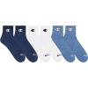 imageChampion Mens Ankle Socks  6Pack MoistureWicking Athletic Socks with Cushioning ampamp Arch Support Size 612Blue Assorted