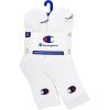 imageChampion Mens Ankle Socks  6Pack MoistureWicking Athletic Socks with Cushioning ampamp Arch Support Size 612High Quarter White