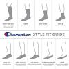 imageChampion Mens Ankle Socks  6Pack MoistureWicking Athletic Socks with Cushioning ampamp Arch Support Size 612WhiteGreyBlack  6 Pack