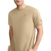 imageChampion Mens Classic Everyday Soft Comfortable TShirt Regular or Big ampamp TallWestern Khaki  C Logo