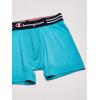 imageChampion Mens Everyday Active Lightweight Stretch Boxer Briefs  3 PackRegular Leg  NavyElectric CyanRed  3 Pack