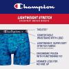 imageChampion Mens Everyday Active Lightweight Stretch Variety Boxer Briefs  3 PackBlack With Script LogoElectric CyanScarlet  3 Pack