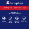 imageChampion Mens Everyday Active Lightweight Stretch Variety Boxer Briefs  3 PackBlue Print With Champion LogoNavySilverstone  3 Pack