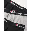 imageChampion Mens Everyday Cotton Stretch 3 Pack2 New EbonyOxford Grey Heather
