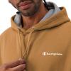 imageChampion Mens Fleece Script Logo Hoodie Reg Or Big ampamp TallBriefly Brown Small Script