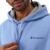 imageChampion Mens Fleece Script Logo Hoodie Reg Or Big ampamp TallPlaster Blue Small Script