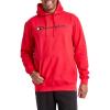 imageChampion Mens Fleece Script Logo Hoodie Reg Or Big ampamp TallTeam Red Scarlet  Classic Script Logo