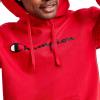 imageChampion Mens Fleece Script Logo Hoodie Reg Or Big ampamp TallTeam Red Scarlet Script