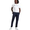 imageChampion Mens Pants Everyday Cotton Lightweight Lounge Knit Pants for Men Reg Or Big ampamp TallNavy  C Patch Logo