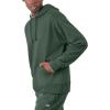 imageChampion Mens Pullover Fleece Hoodie Midweight C Logo Reg Or Big ampamp TallDark Green C Logo