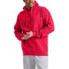 imageChampion Mens Pullover Fleece Hoodie Midweight C Logo Reg Or Big ampamp TallTeam Red Scarlet  C Logo