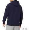 imageChampion Mens Pullover Fleece Hoodie Standard Fit Midweight C Logo Available in Regular and Big ampamp TallNavy  Small Script Logo