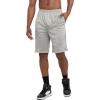 imageChampion Mens Shorts Mens Mesh Gym Shorts Lightweight Athletic Shorts Reg Or Big ampamp TallAthletic Gray  C Patch Logo